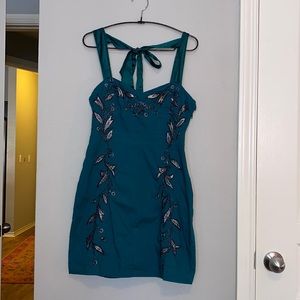 Free People Green Cocktail Dress